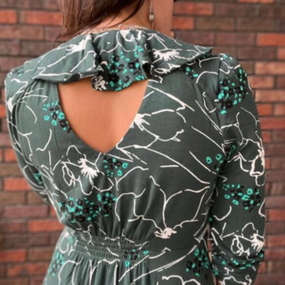 Cabi Ruffle Up Dress - Picture 4 of 4